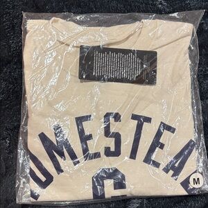 Beige Homestead Grays Graphic Tee